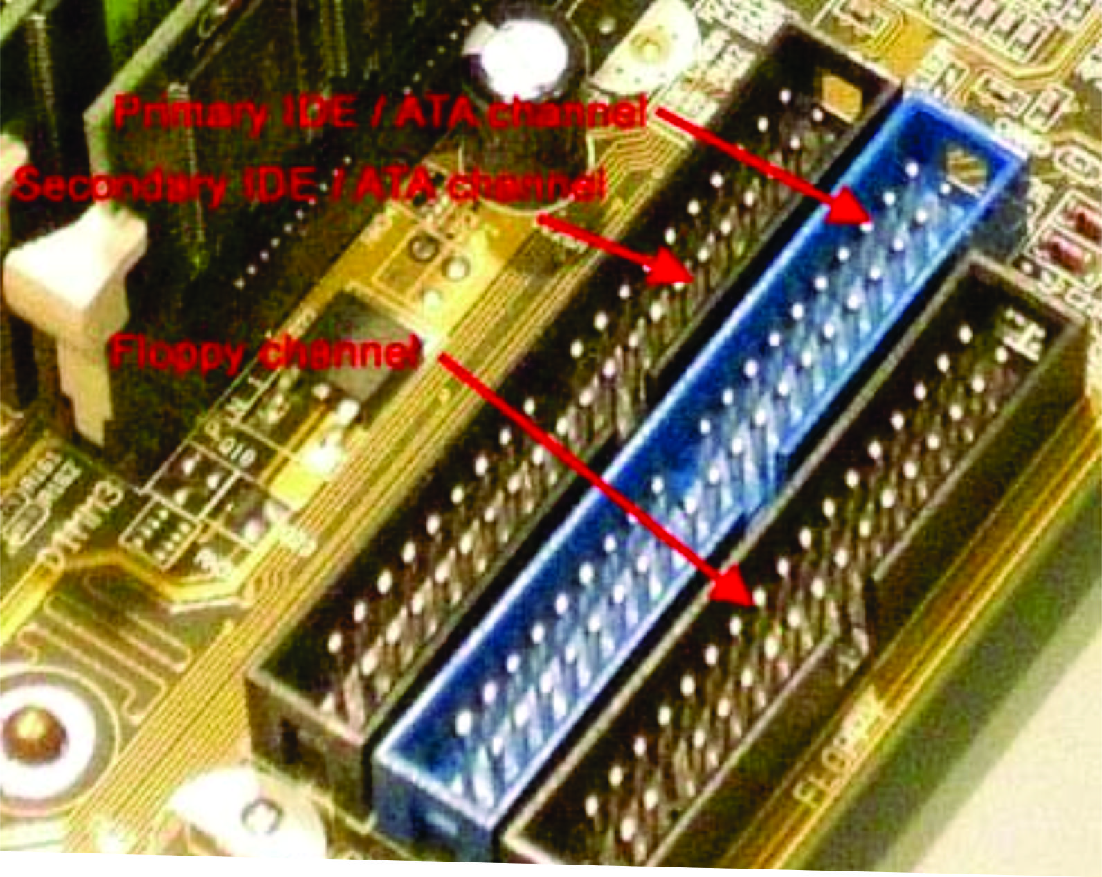 IDE Connectors and SATA Connectors on Motherboards – pictacademy.com